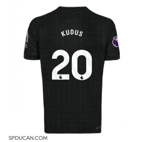 Muški Nogometni Dres Tottenham Hotspur Mohammed Kudus #20 Gostujuci 2025-26 Kratak Rukav